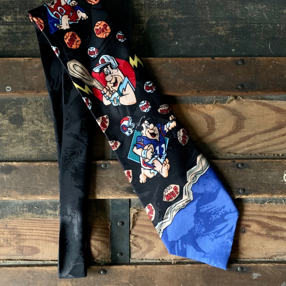 Hanna Barbera FLINTSTONES sports tie